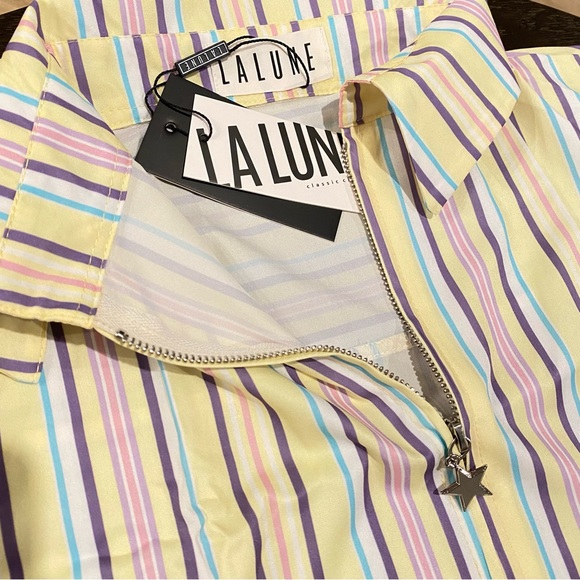 LA LUNE vintage mixed stripe Women’s 2 piece Set - Picture 6 of 10